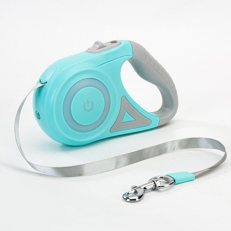 Retractable Dog Leash with Built-in Spotlight for Maximum Safety - Tail Lodge