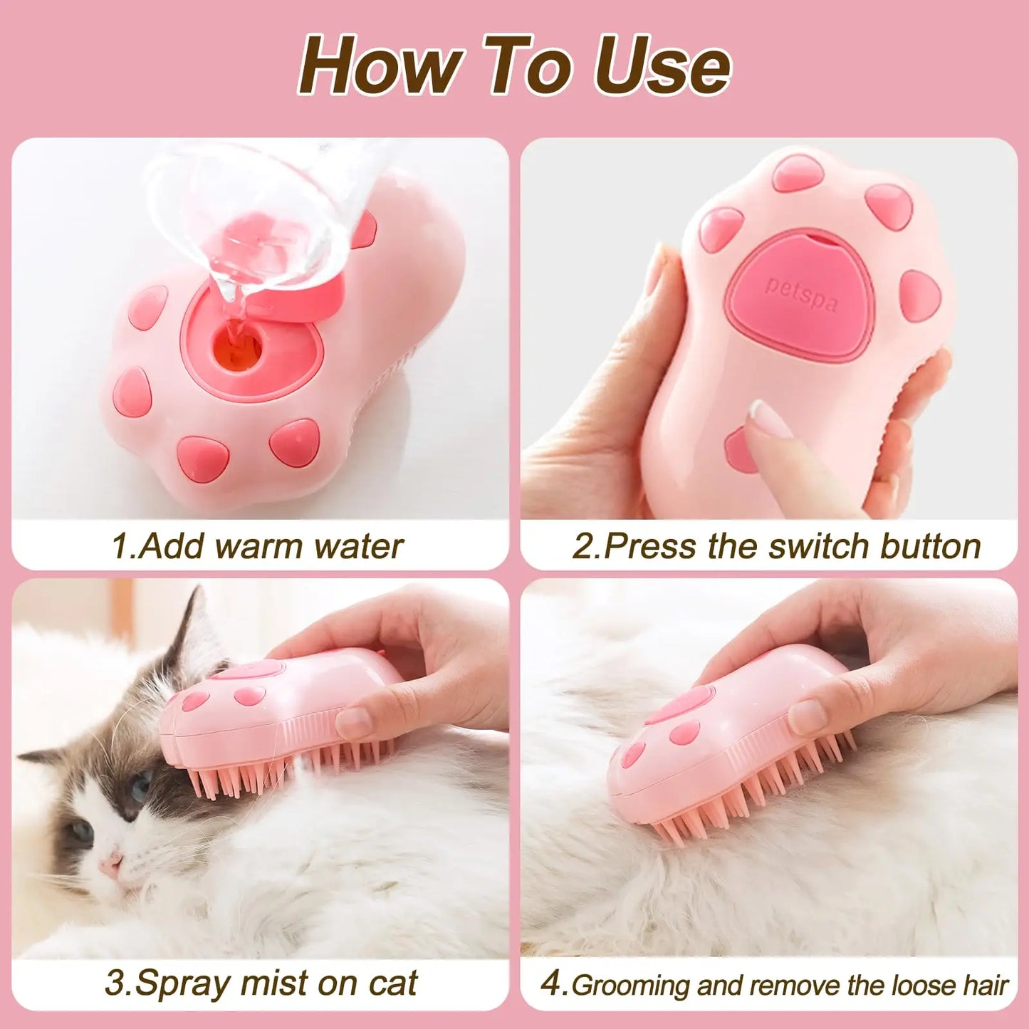 3 in 1 Pet Brush - Tail Lodge