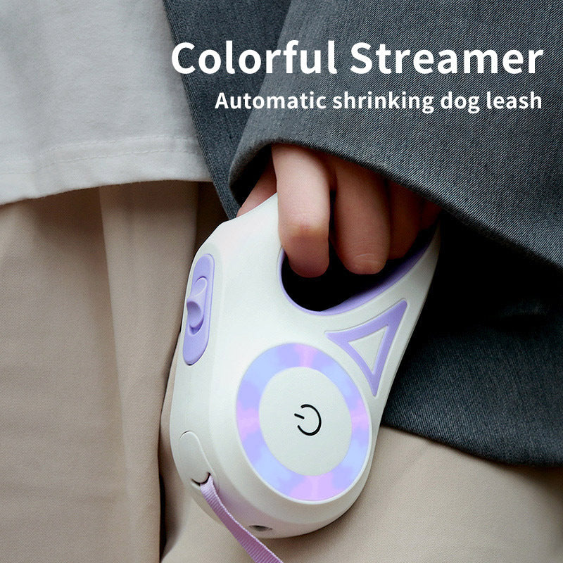 Retractable Dog Leash with Built-in Spotlight for Maximum Safety - Tail Lodge